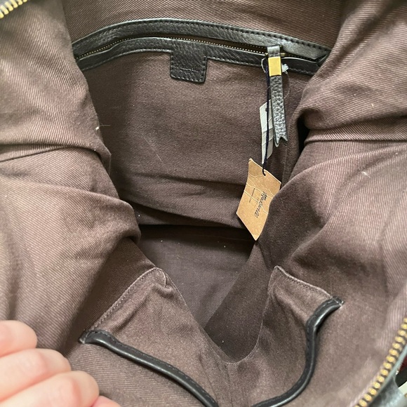 Madewell Berliner satchel in grey NWT fabric strap included - Picture 6 of 10